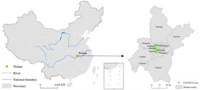 Spatial co-location patterns between early COVID-19 risk and urban facilities: a case study of Wuhan, China